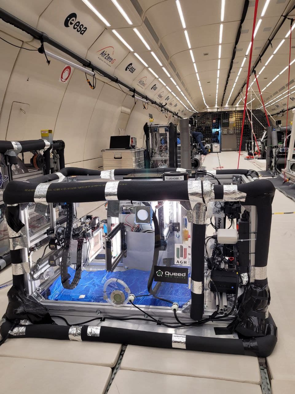 ESA parabolic flight experiment