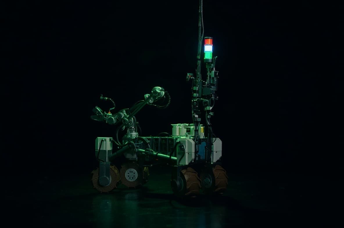 Kalman Mars rover during field testing